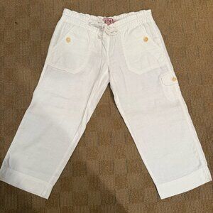 Juicy Couture White Linen Pants